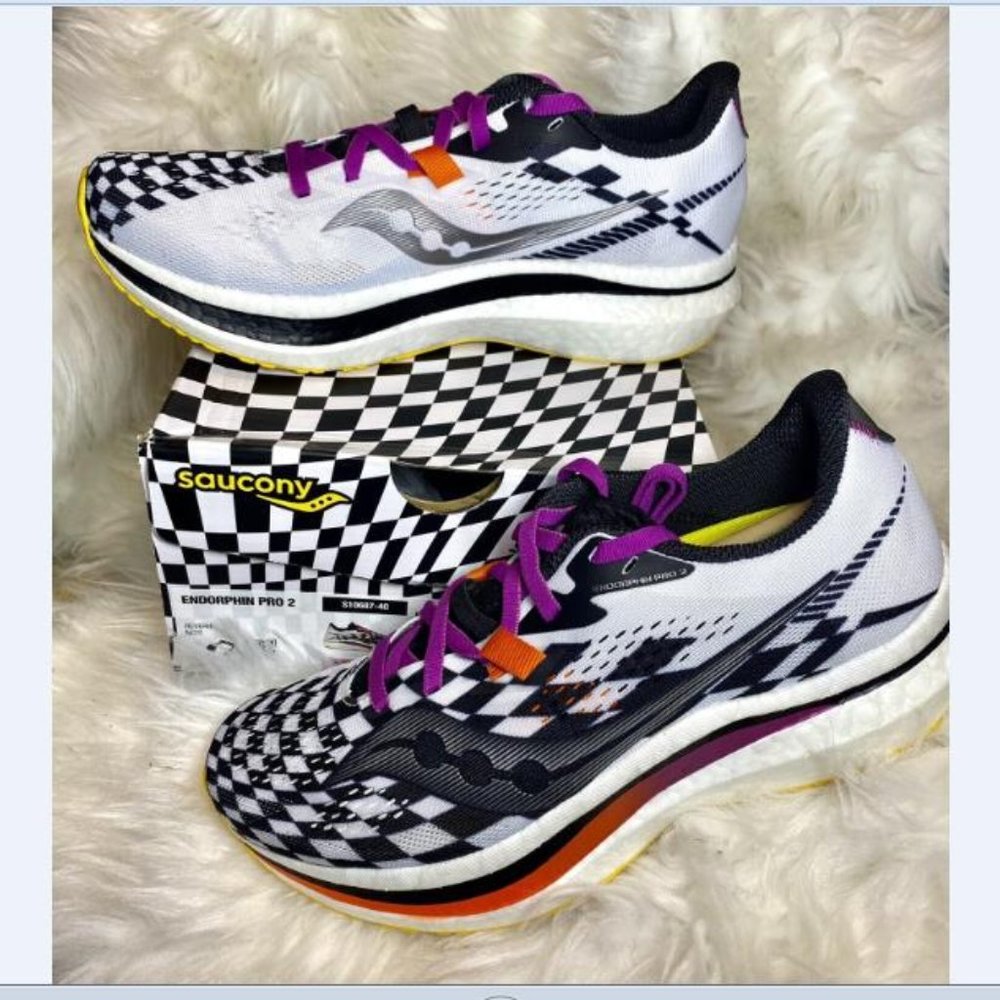 Saucony Endorphin PRO 2 Women's Running Shoes Sz 8 Reverie Noir NEW